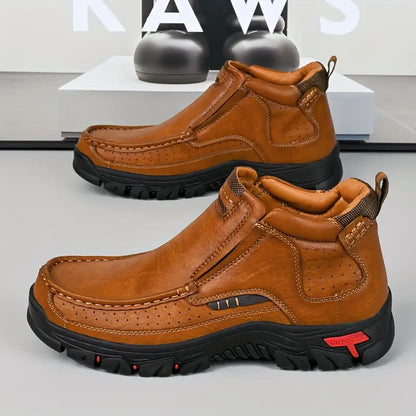 Last Day 50% OFF❤️ Waterproof Non-Slip Ankle Boots for Men – Comfort Orthopedic Outdoor Shoes
