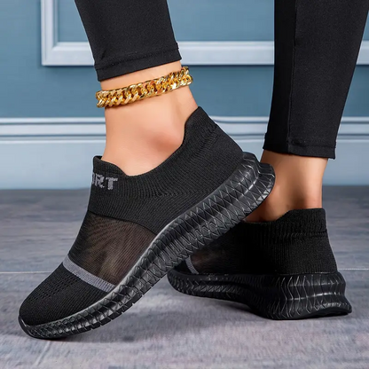 Last day 50% Off💕 Women's Breathable Slip-On Sneakers - Lightweight Casual Shoes with Ergonomic Arch Support