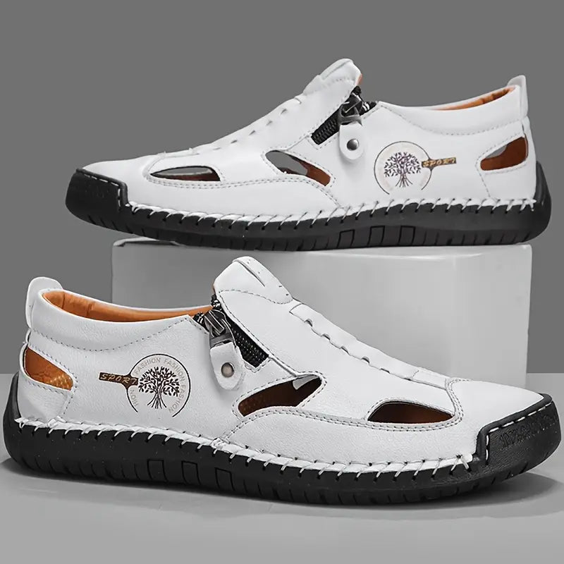 Last day 50% Off❤️ Men’s Orthopedic Leather Slip-on for Comfort Walking