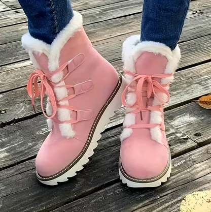 🎄Early Christmas Sale 50%❤️Women's Orthopedic Winter Warm Fur Snow Boots
