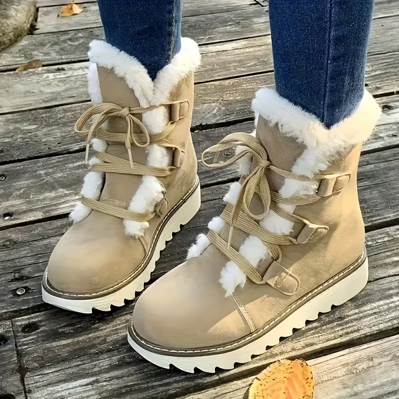 🎄Early Christmas Sale 50%❤️Women's Orthopedic Winter Warm Fur Snow Boots