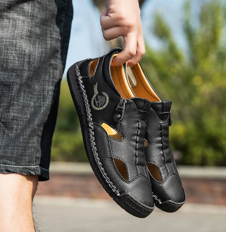 Last day 50% Off❤️ Men’s Orthopedic Leather Slip-on for Comfort Walking