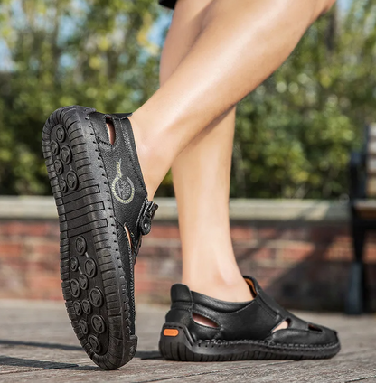 Last day 50% Off❤️ Men’s Orthopedic Leather Slip-on for Comfort Walking