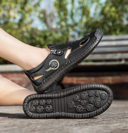 Last day 50% Off❤️ Men’s Orthopedic Leather Slip-on for Comfort Walking