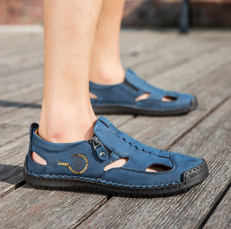 Last day 50% Off❤️ Men’s Orthopedic Leather Slip-on for Comfort Walking