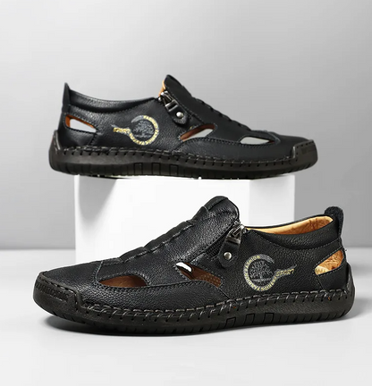 Last day 50% Off❤️ Men’s Orthopedic Leather Slip-on for Comfort Walking