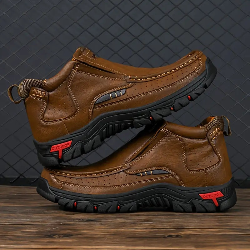 Last Day 50% OFF❤️ Waterproof Non-Slip Ankle Boots for Men – Comfort Orthopedic Outdoor Shoes